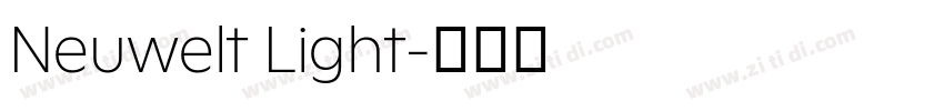 Neuwelt Light字体转换